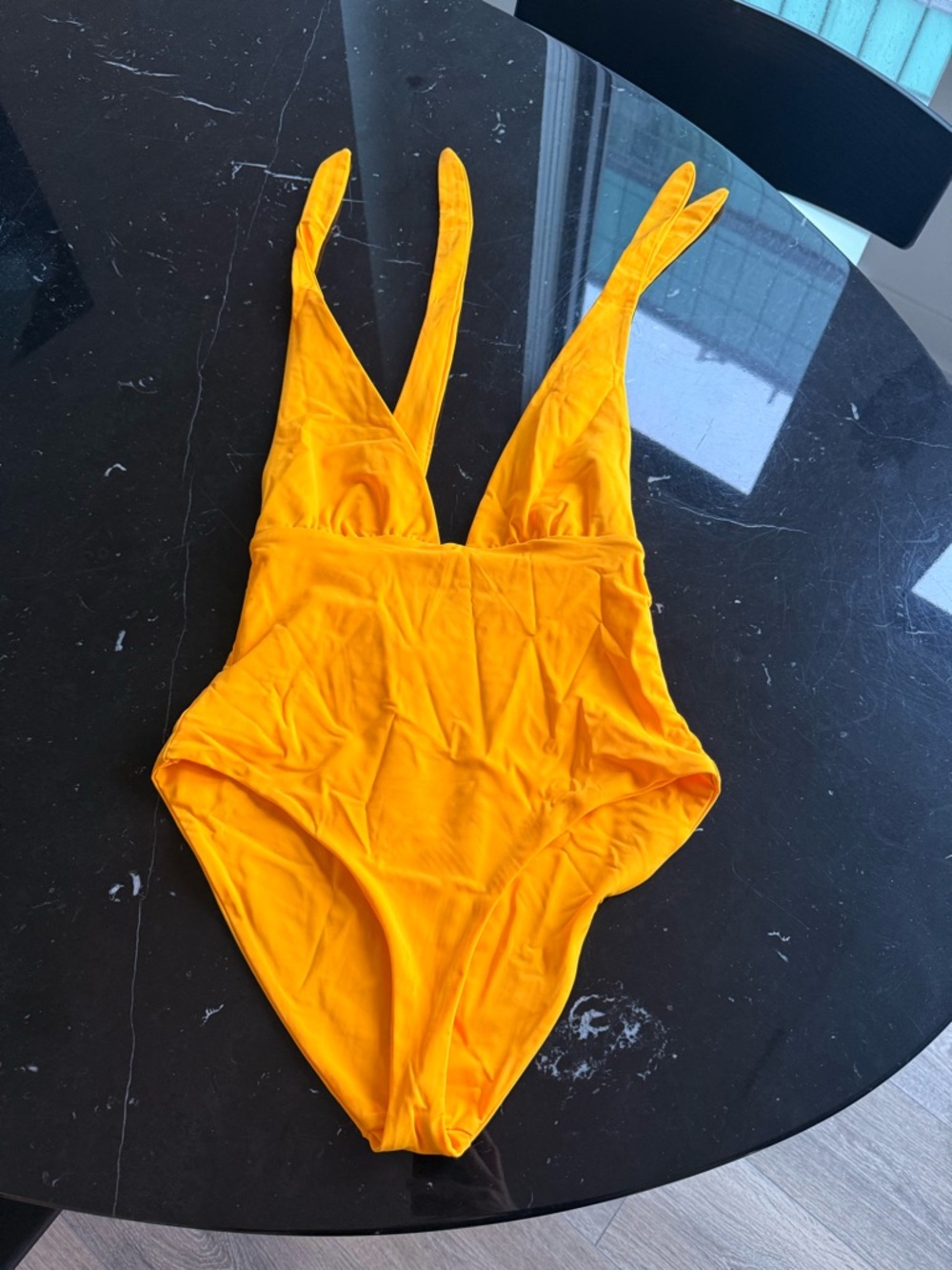 Mara Hoffman Bold Yellow One-Piece